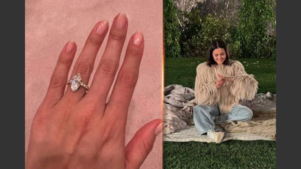 Pengumuman pertunangan mereka dibuat melalui Instagram, di mana Selena memperlihatkan cincin bertatah berlian di jari dengan kapsyen "Forever begins now". -Instagram